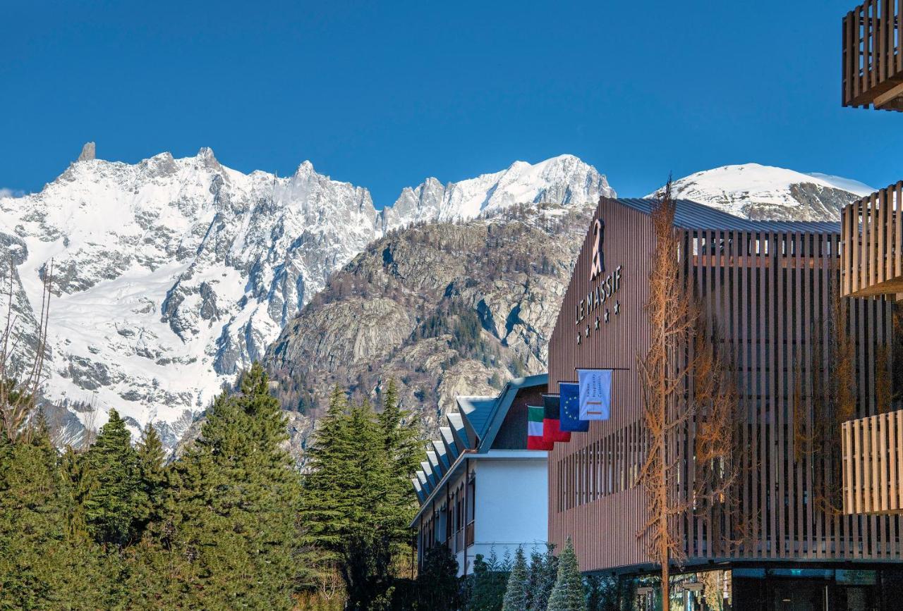 Le Massif Hotel & Lodge Courmayeur The Leading Hotels Of The World Екстериор снимка